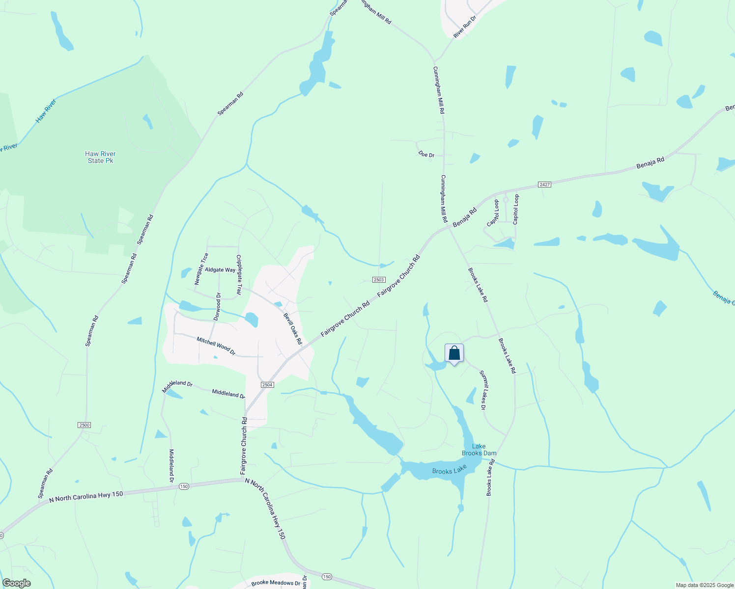 map of restaurants, bars, coffee shops, grocery stores, and more near 8343 Fairgrove Church Road in Browns Summit