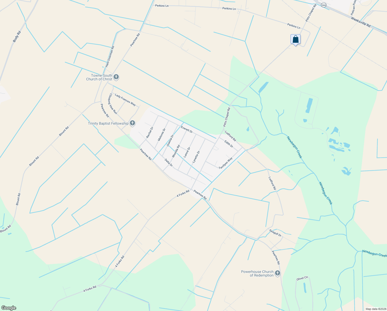 map of restaurants, bars, coffee shops, grocery stores, and more near 213 Lynette Dr in Elizabeth City