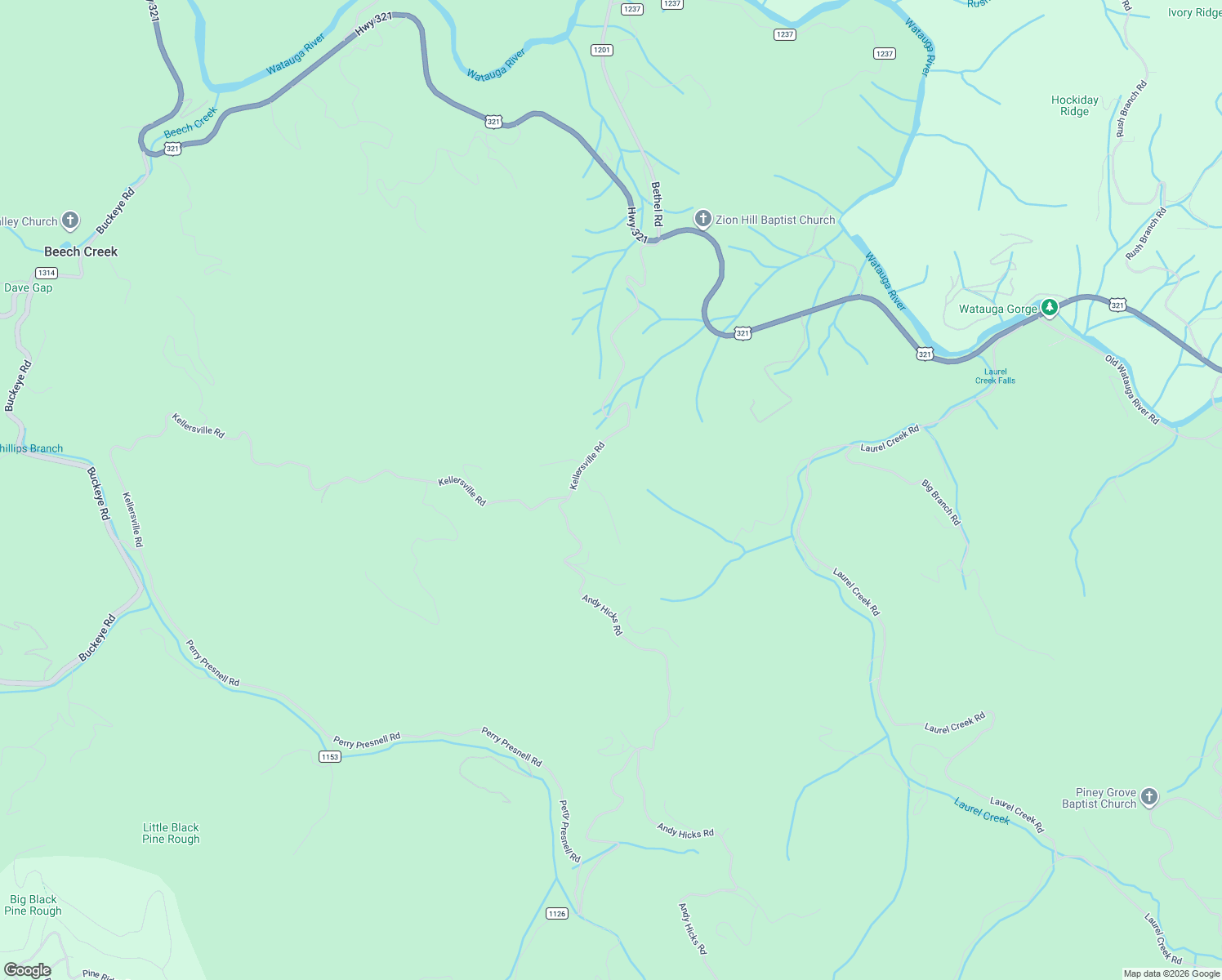 map of restaurants, bars, coffee shops, grocery stores, and more near 201 Ruby Lane in Banner Elk
