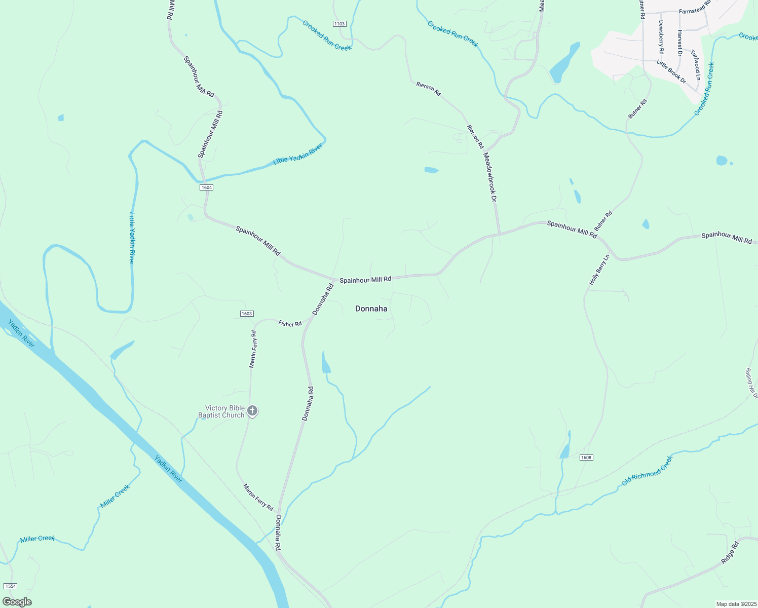 map of restaurants, bars, coffee shops, grocery stores, and more near 5310 Albany Circle in Tobaccoville