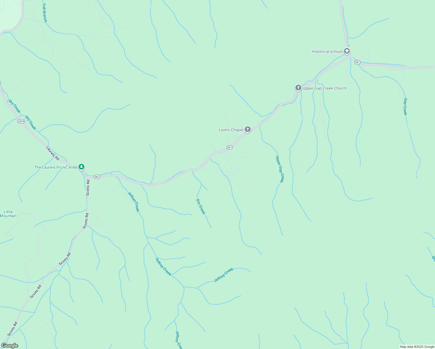 map of restaurants, bars, coffee shops, grocery stores, and more near 126 Butterfly Lane in Elizabethton