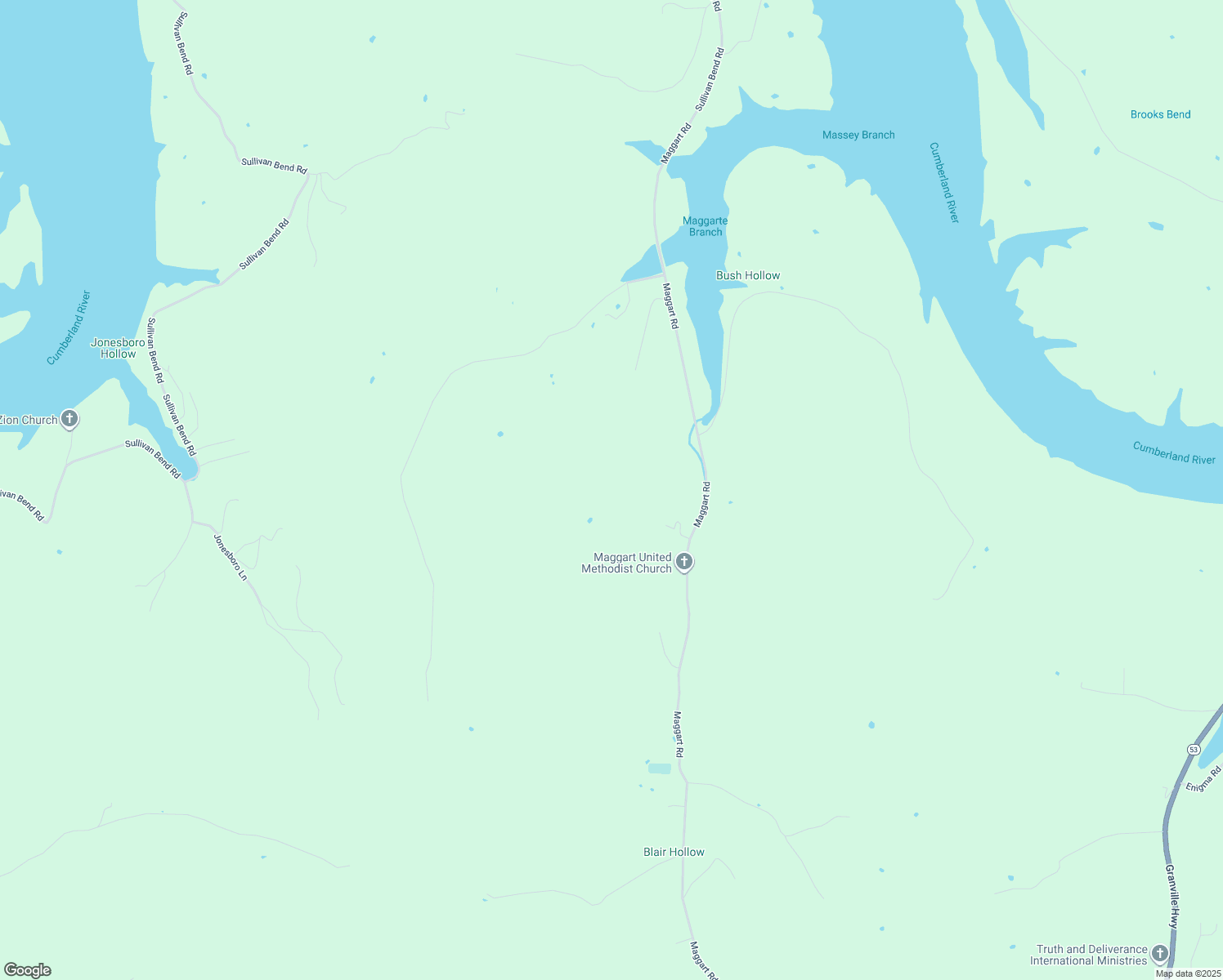 map of restaurants, bars, coffee shops, grocery stores, and more near 349 Maggart Road in Smith