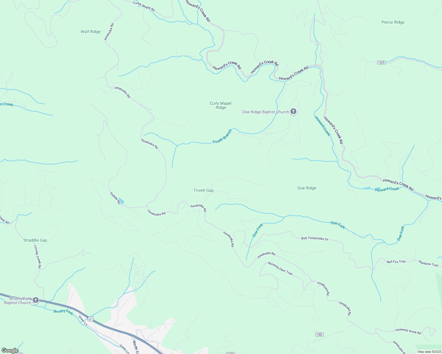 map of restaurants, bars, coffee shops, grocery stores, and more near 381 Sunny Chestnut Forest in Boone