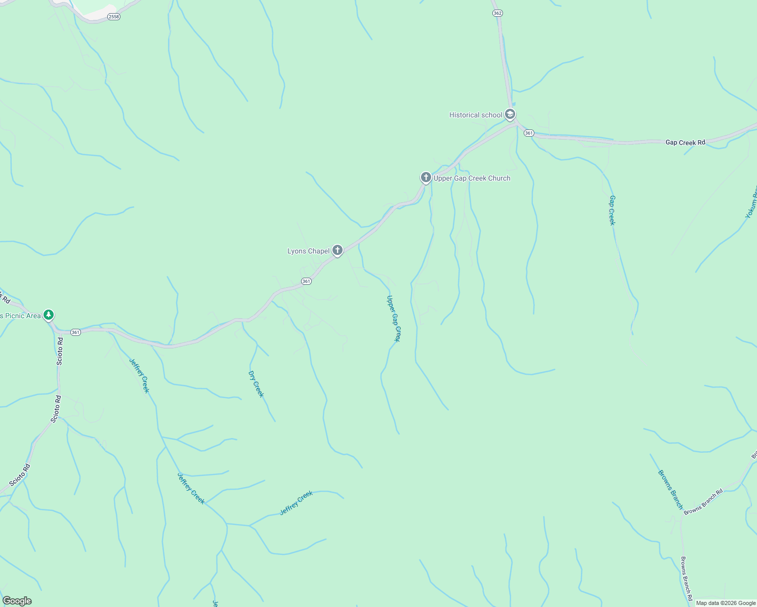 map of restaurants, bars, coffee shops, grocery stores, and more near in Unicoi