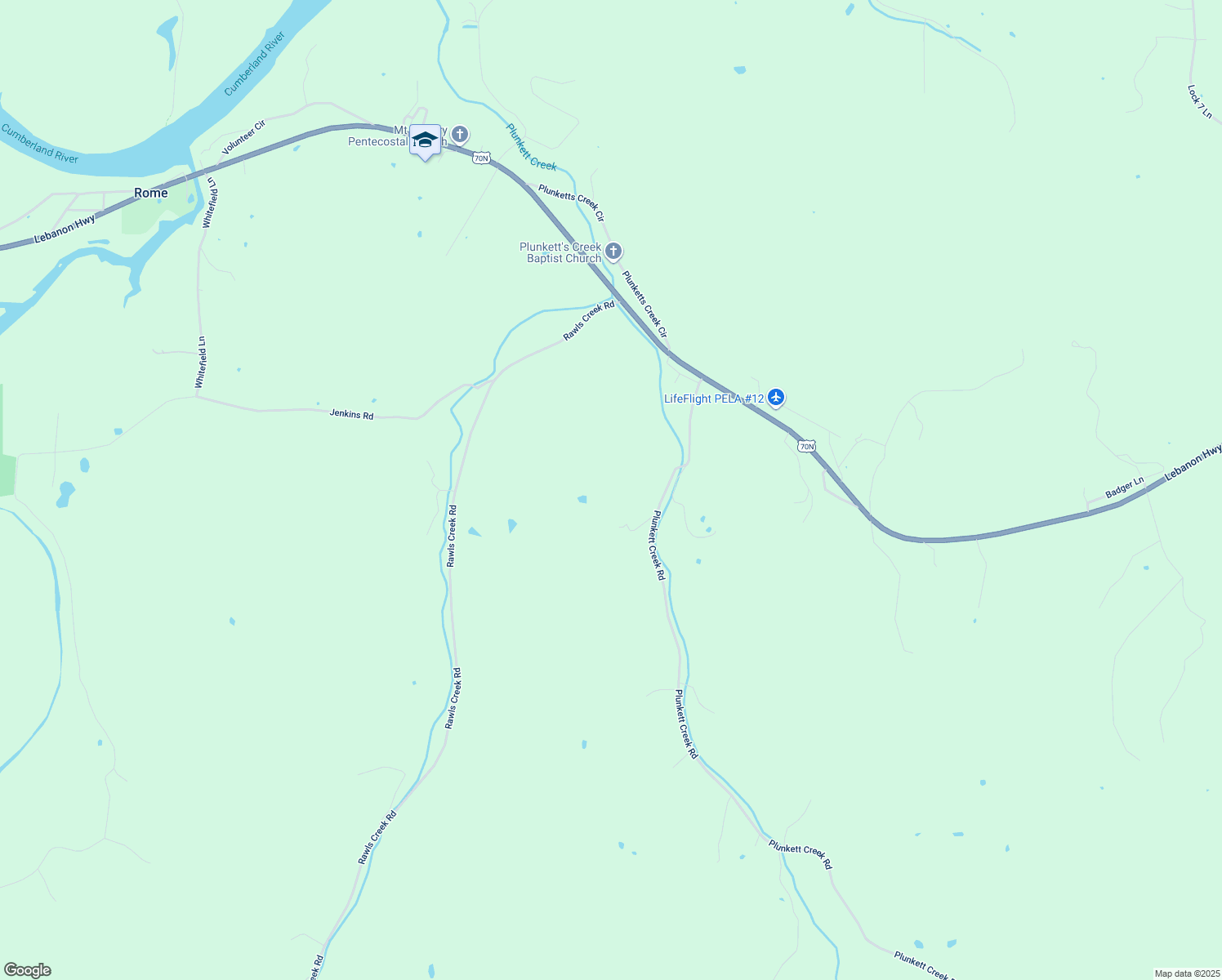 map of restaurants, bars, coffee shops, grocery stores, and more near 46 Plunkett Creek Road in Gordonsville