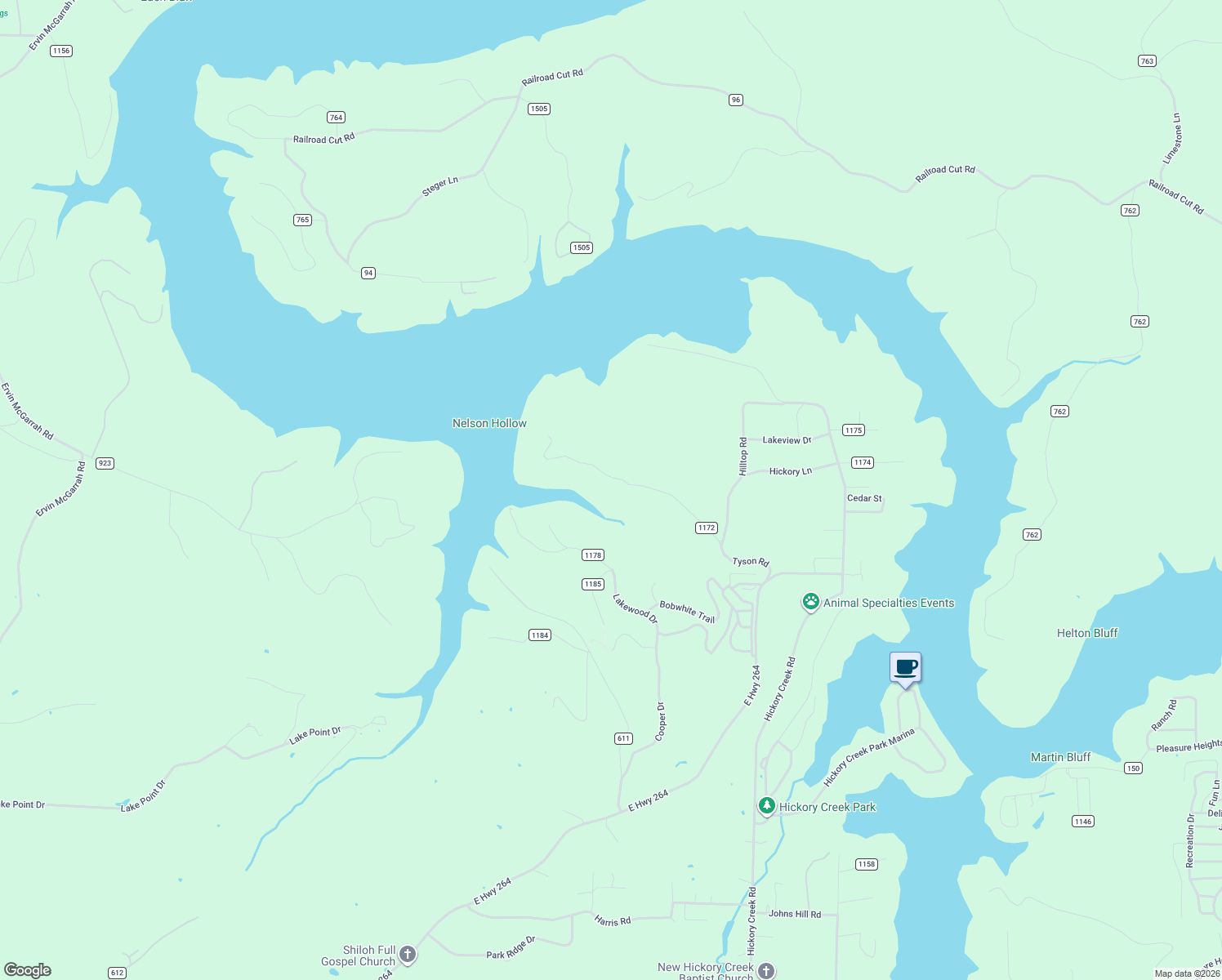 map of restaurants, bars, coffee shops, grocery stores, and more near 11979 Tyson Road in Lowell