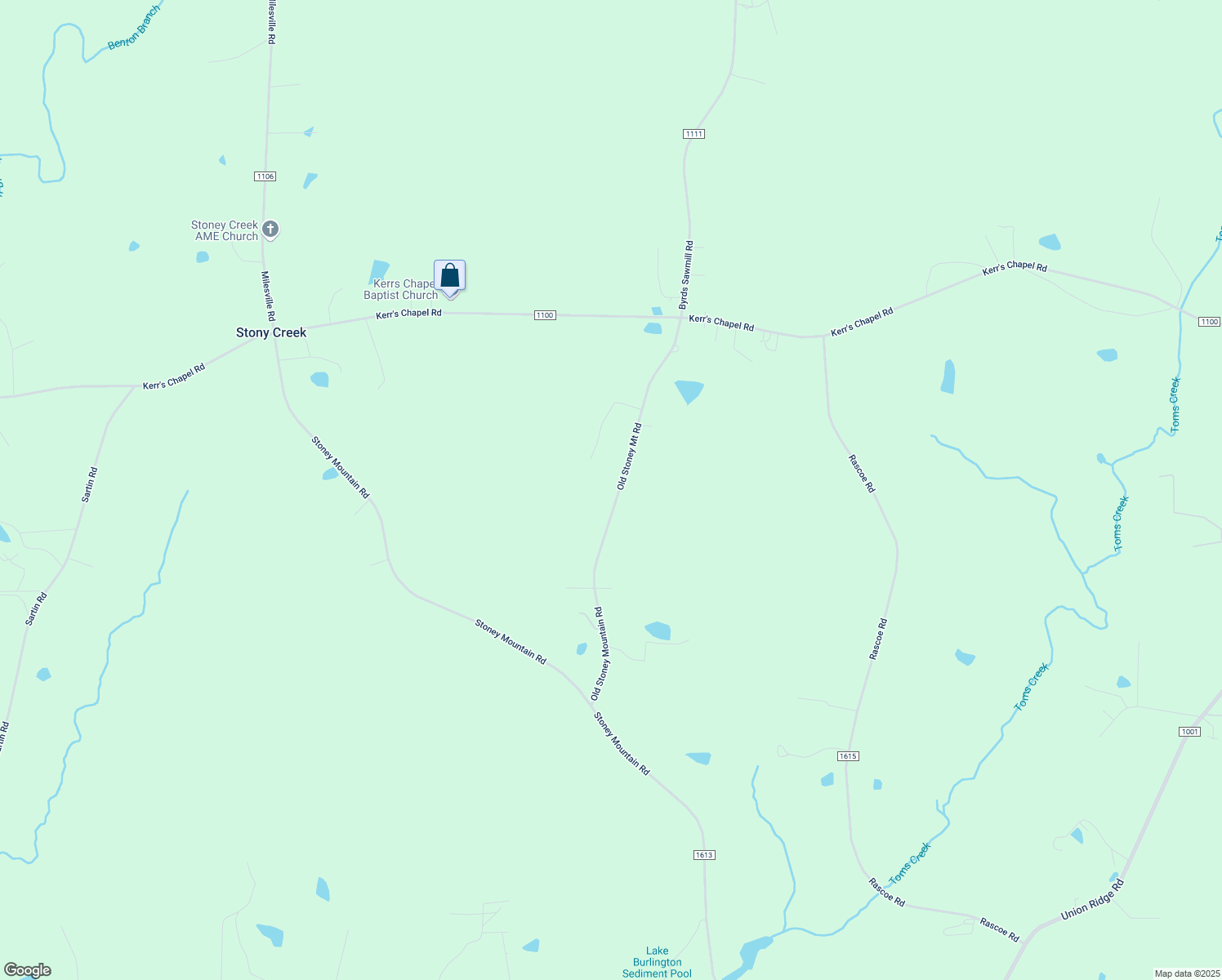 map of restaurants, bars, coffee shops, grocery stores, and more near 564 Old Stoney Mount Road in Elon