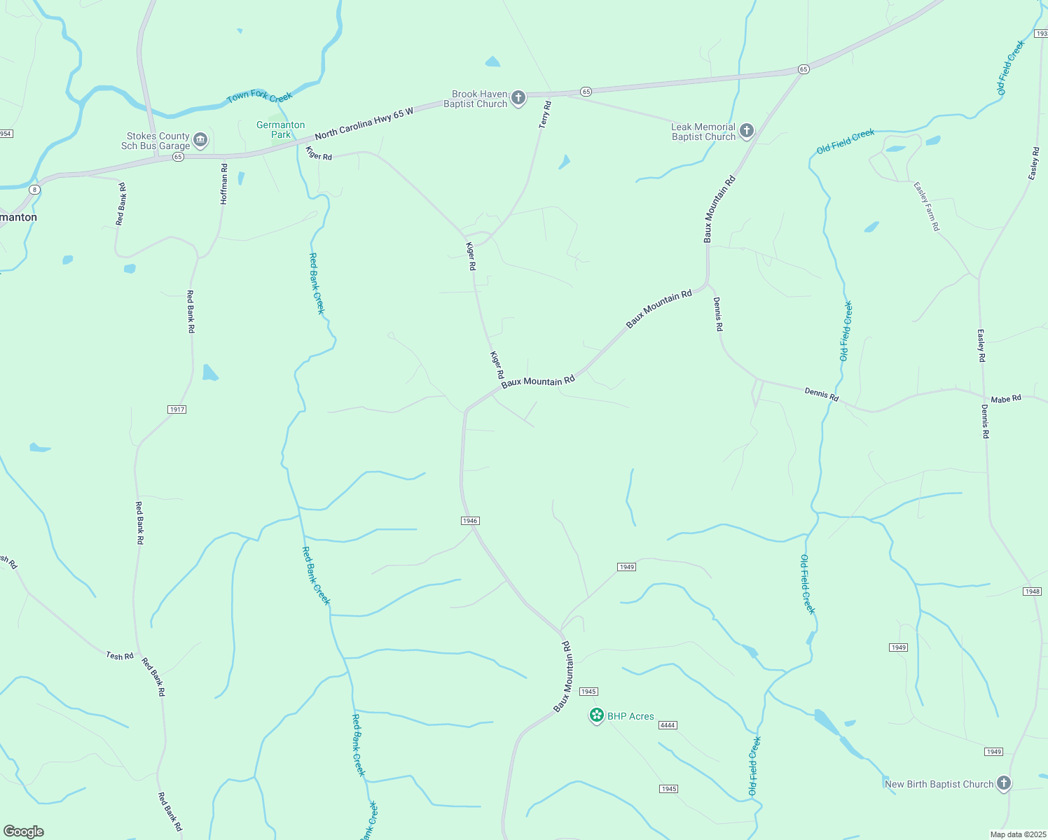 map of restaurants, bars, coffee shops, grocery stores, and more near Grakeintemple Court in Germanton