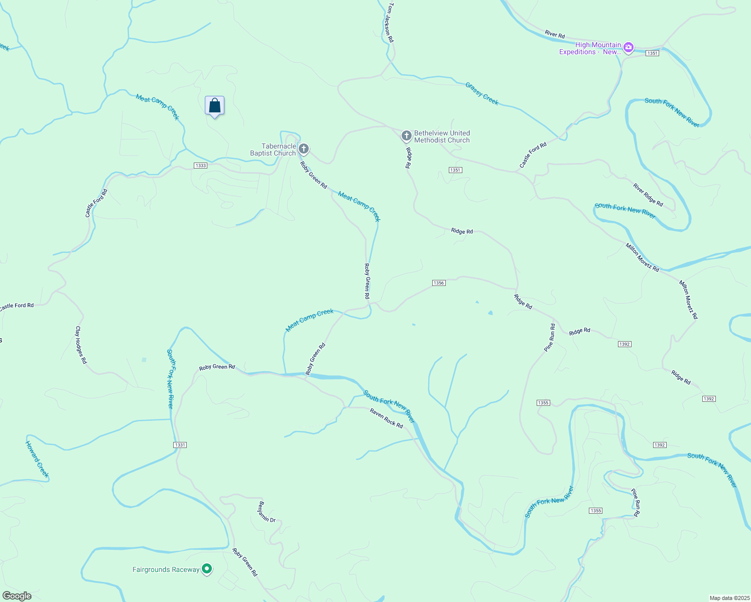map of restaurants, bars, coffee shops, grocery stores, and more near 135 Dell Coffey Road in Boone