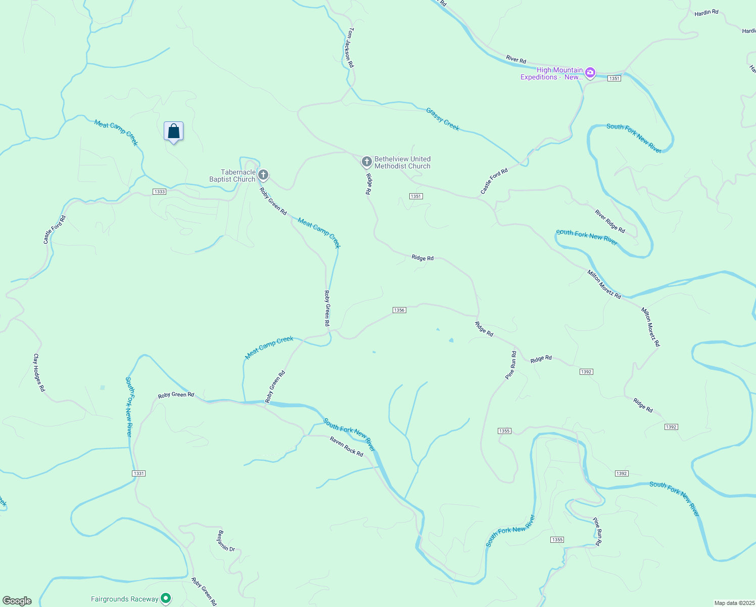 map of restaurants, bars, coffee shops, grocery stores, and more near 135 Dell Coffey Road in Boone