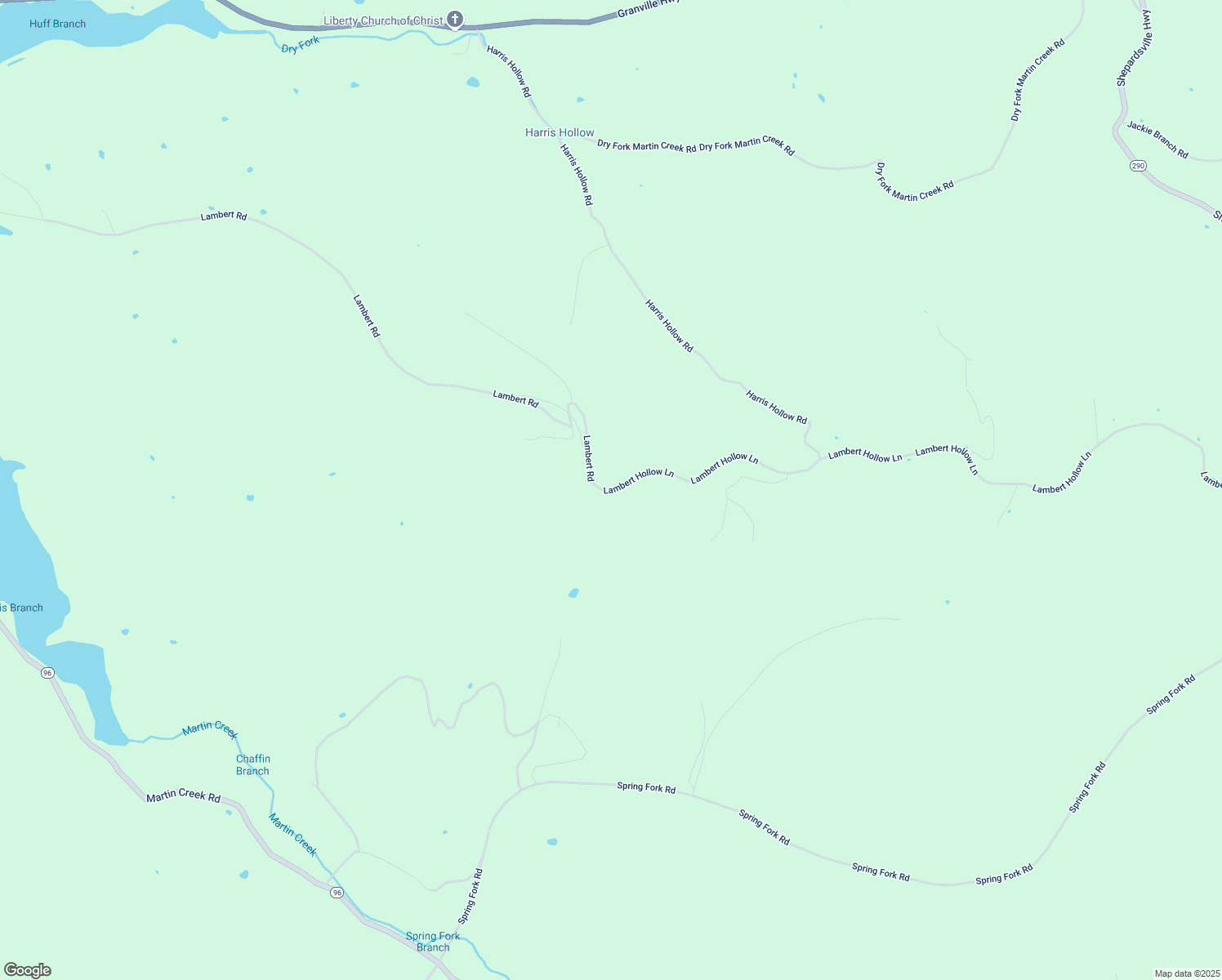 map of restaurants, bars, coffee shops, grocery stores, and more near 1768 Lambert Hollow Ln in Granville