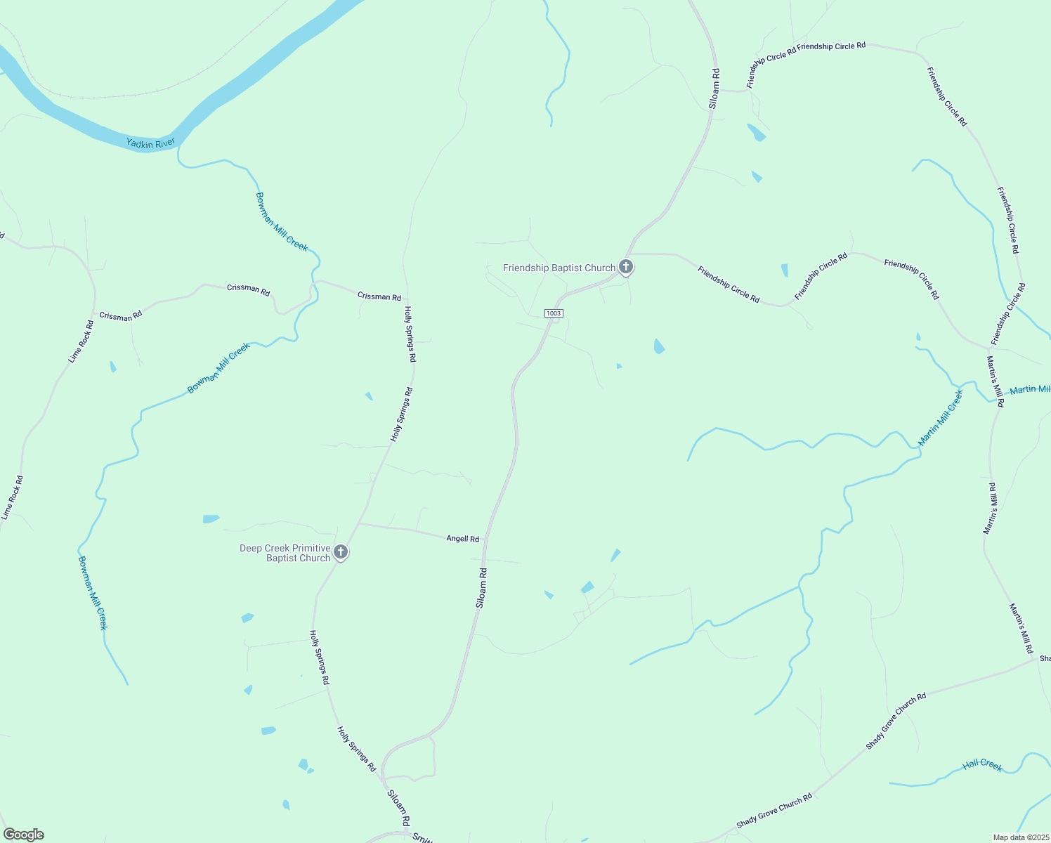 map of restaurants, bars, coffee shops, grocery stores, and more near 4436 Siloam Road in East Bend