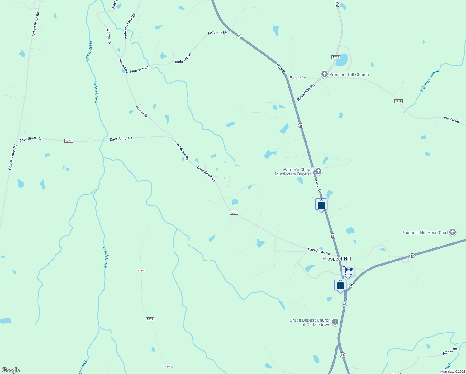 map of restaurants, bars, coffee shops, grocery stores, and more near 98 Fence Line Line Line Trail in Prospect Hill