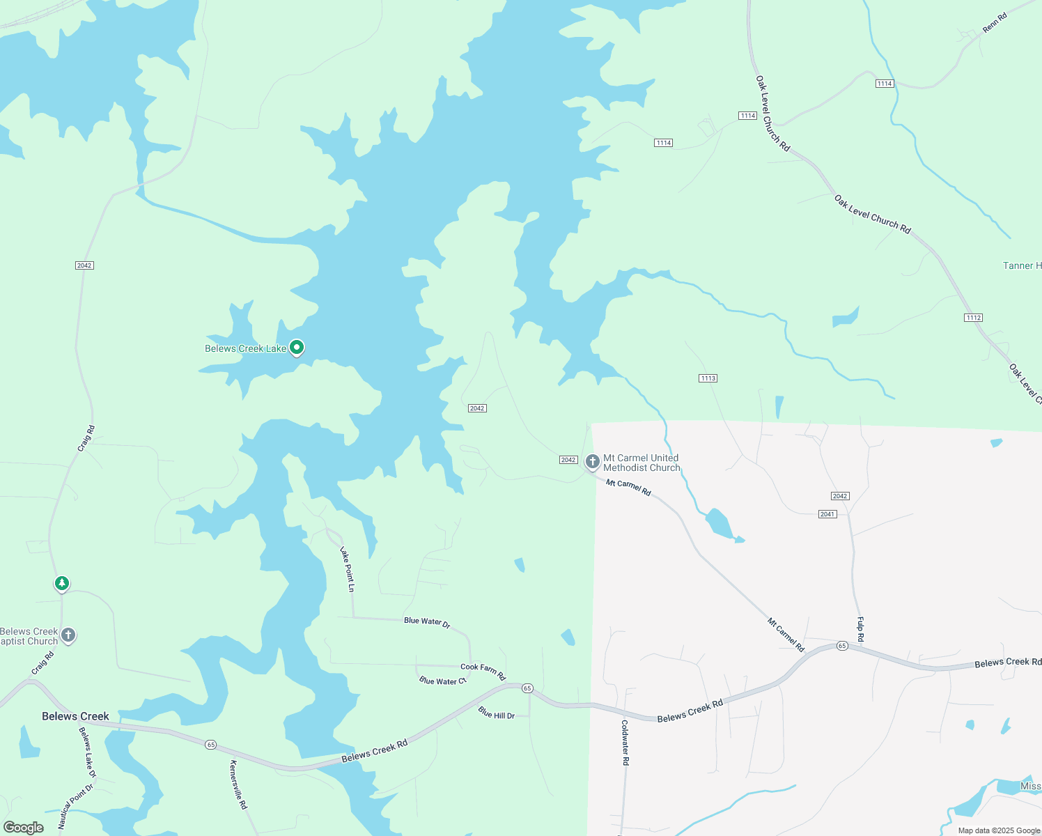 map of restaurants, bars, coffee shops, grocery stores, and more near Mount Carmel Road in Belews Creek