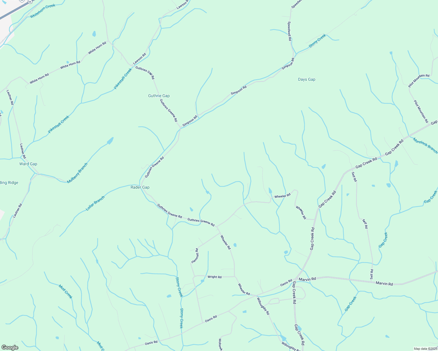 map of restaurants, bars, coffee shops, grocery stores, and more near 905 Wheeler Rd in Bulls Gap