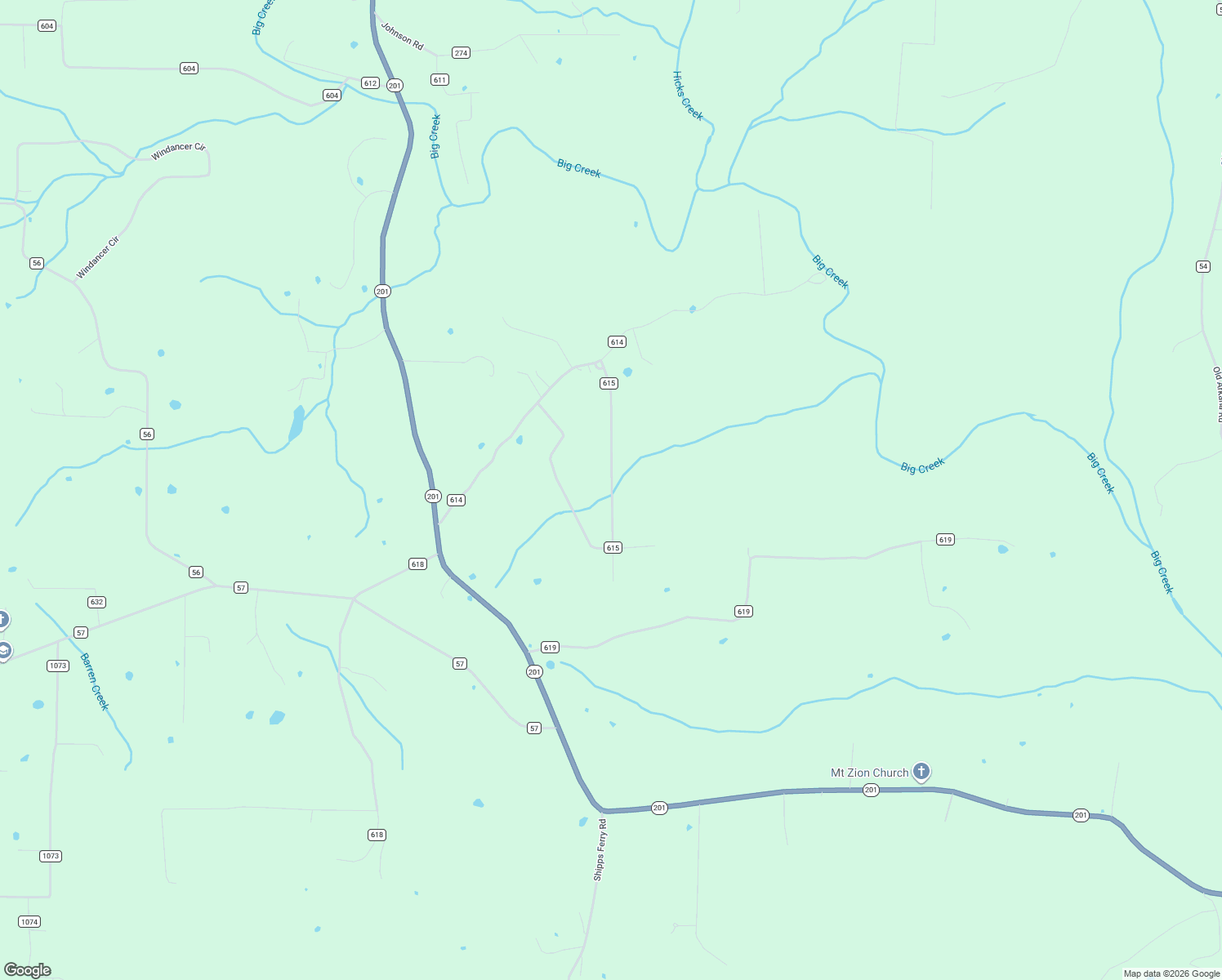 map of restaurants, bars, coffee shops, grocery stores, and more near 799 County Road 615 in Mountain Home