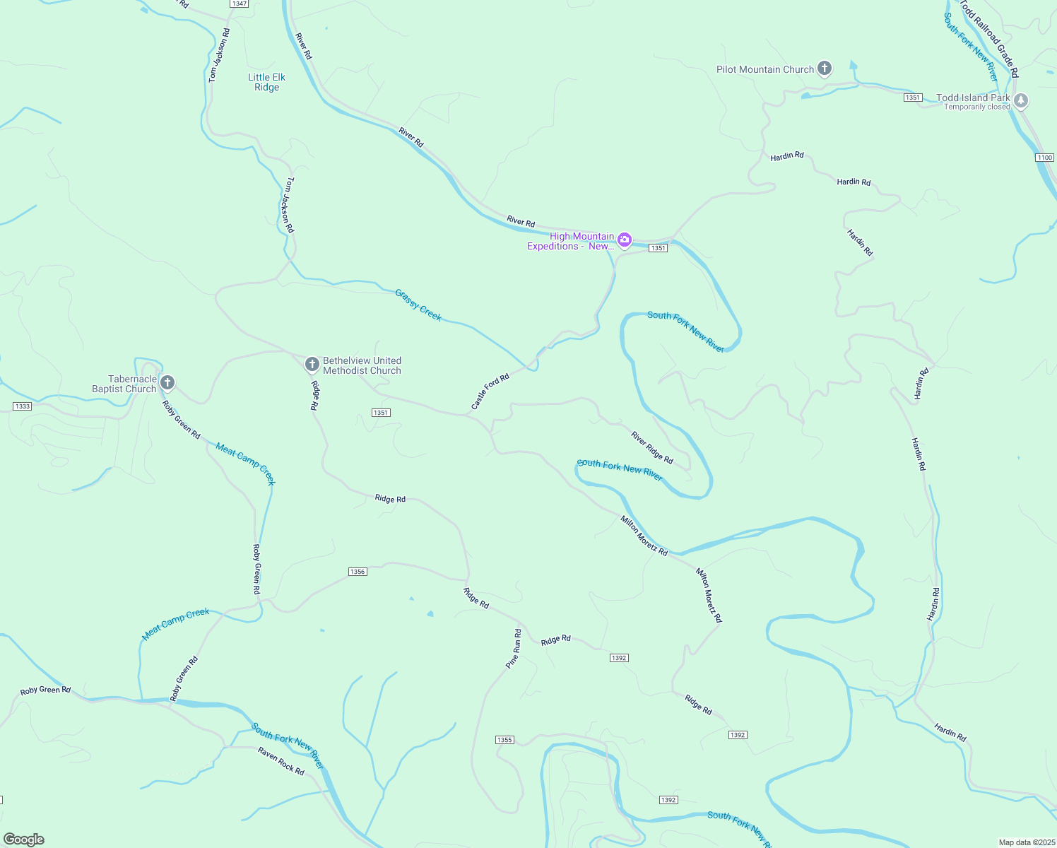 map of restaurants, bars, coffee shops, grocery stores, and more near 822-936 River Ridge in Boone