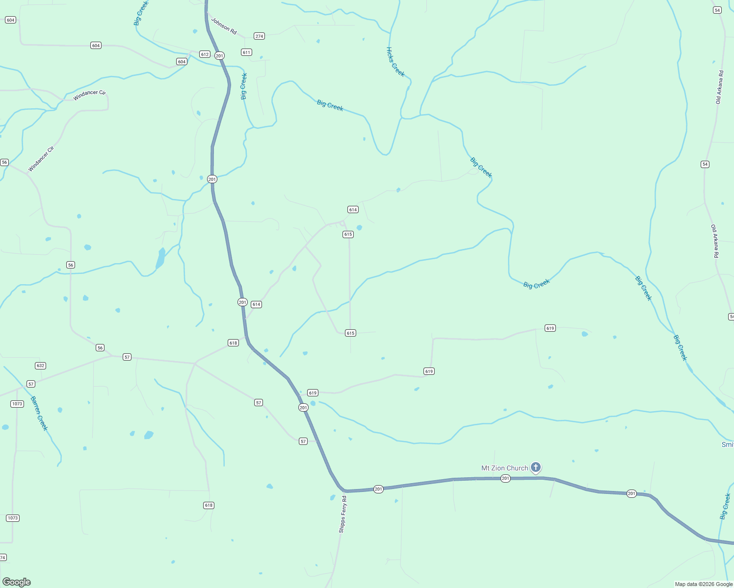 map of restaurants, bars, coffee shops, grocery stores, and more near 799 County Road 615 in Mountain Home