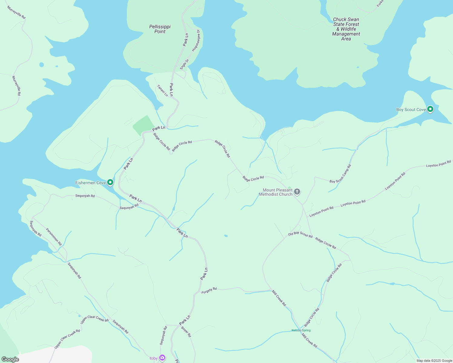 map of restaurants, bars, coffee shops, grocery stores, and more near 815 Ridge Circle Road in Andersonville