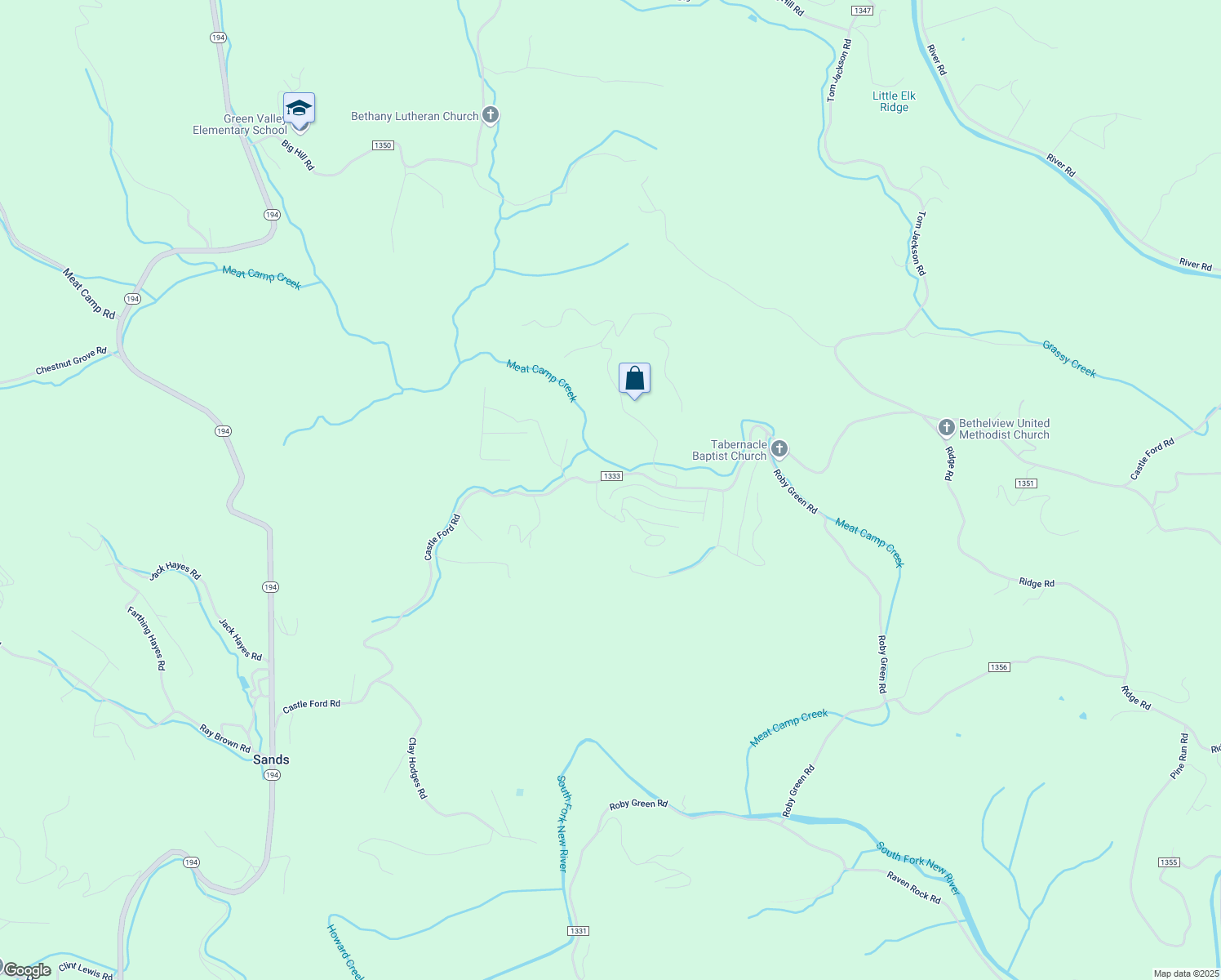 map of restaurants, bars, coffee shops, grocery stores, and more near 382 Red Maple Lane in Boone
