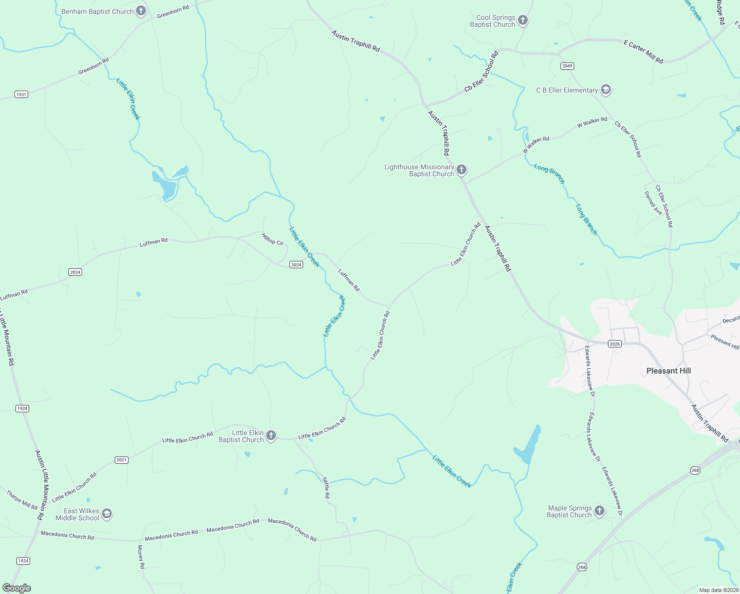 map of restaurants, bars, coffee shops, grocery stores, and more near 2158 Luffman Road in Ronda