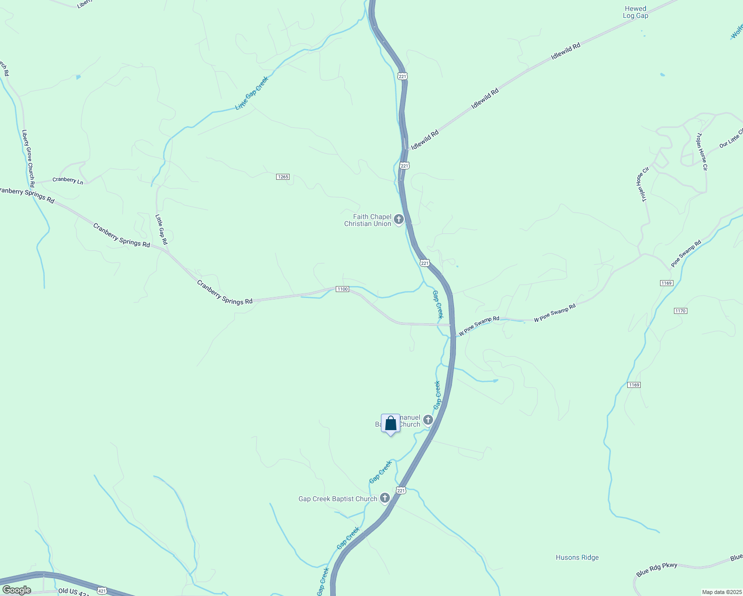 map of restaurants, bars, coffee shops, grocery stores, and more near 498 Cranberry Springs Road in Fleetwood