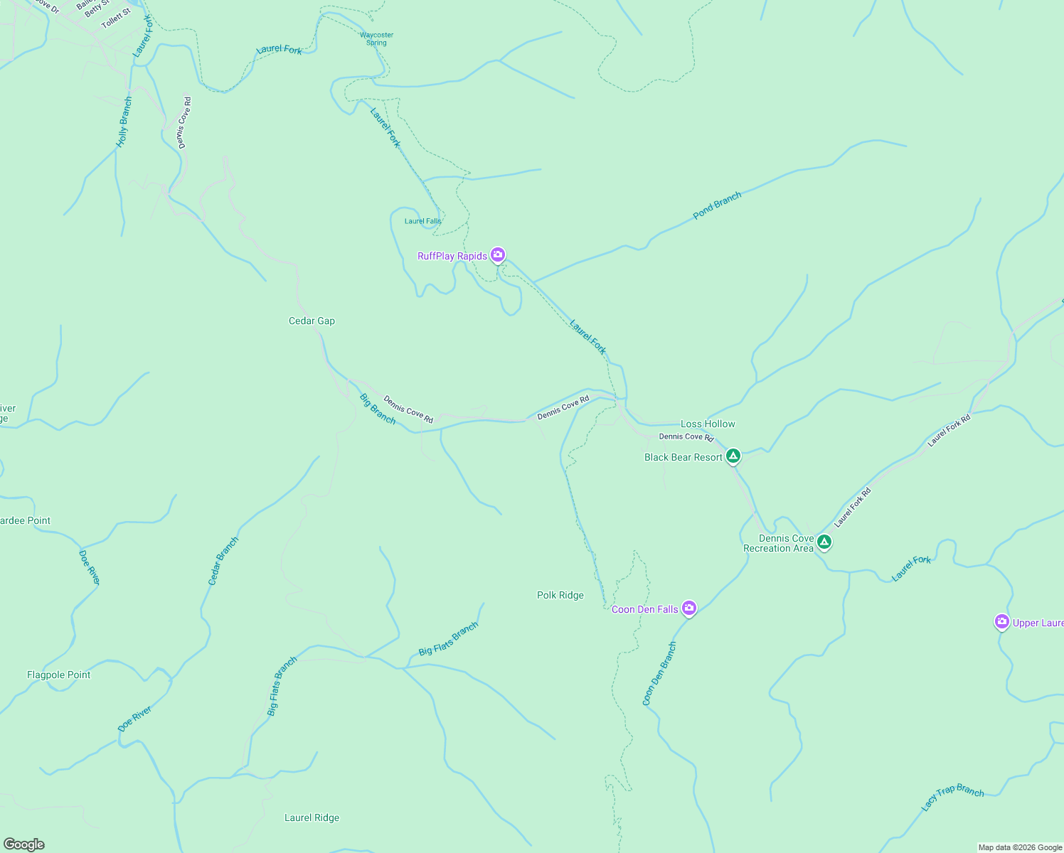 map of restaurants, bars, coffee shops, grocery stores, and more near 1278 Dennis Cove Road in Hampton