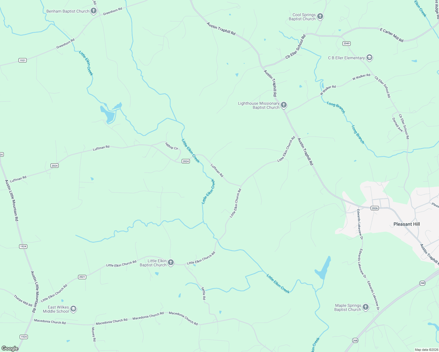map of restaurants, bars, coffee shops, grocery stores, and more near 2158 Luffman Rd in Ronda