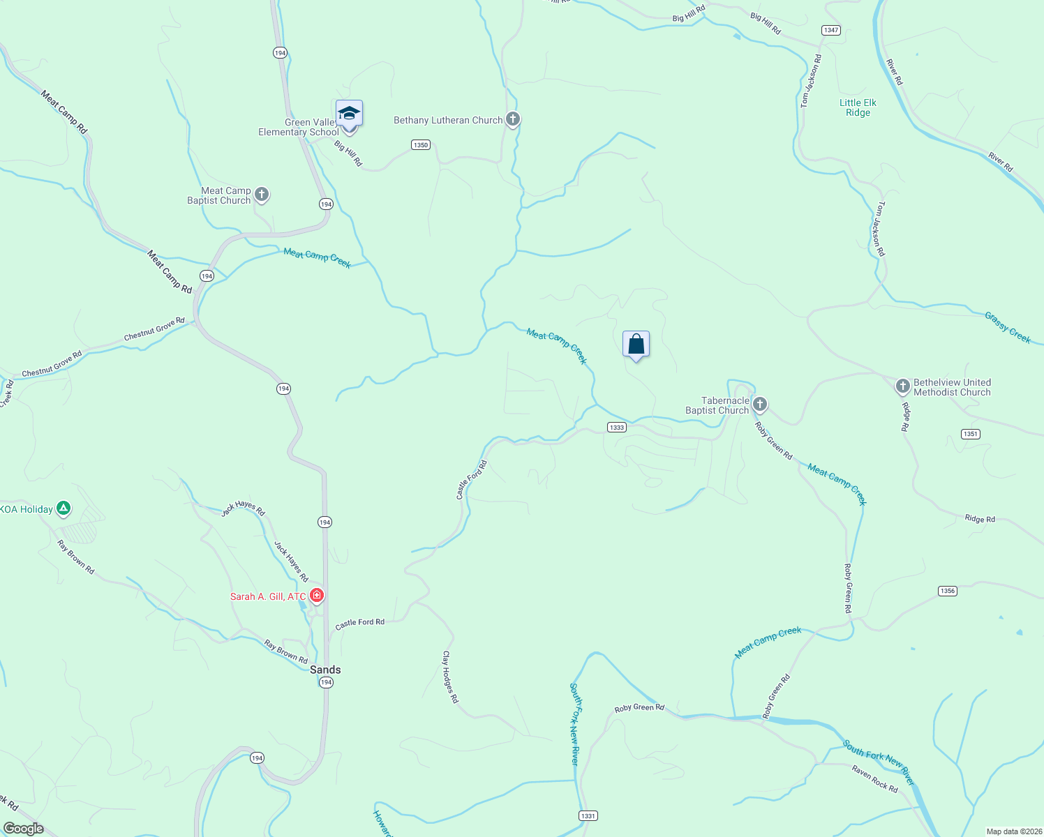 map of restaurants, bars, coffee shops, grocery stores, and more near 686 Waterstone Drive in Boone
