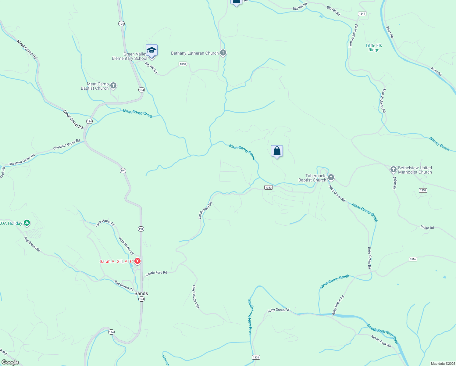 map of restaurants, bars, coffee shops, grocery stores, and more near 686 Waterstone Drive in Boone