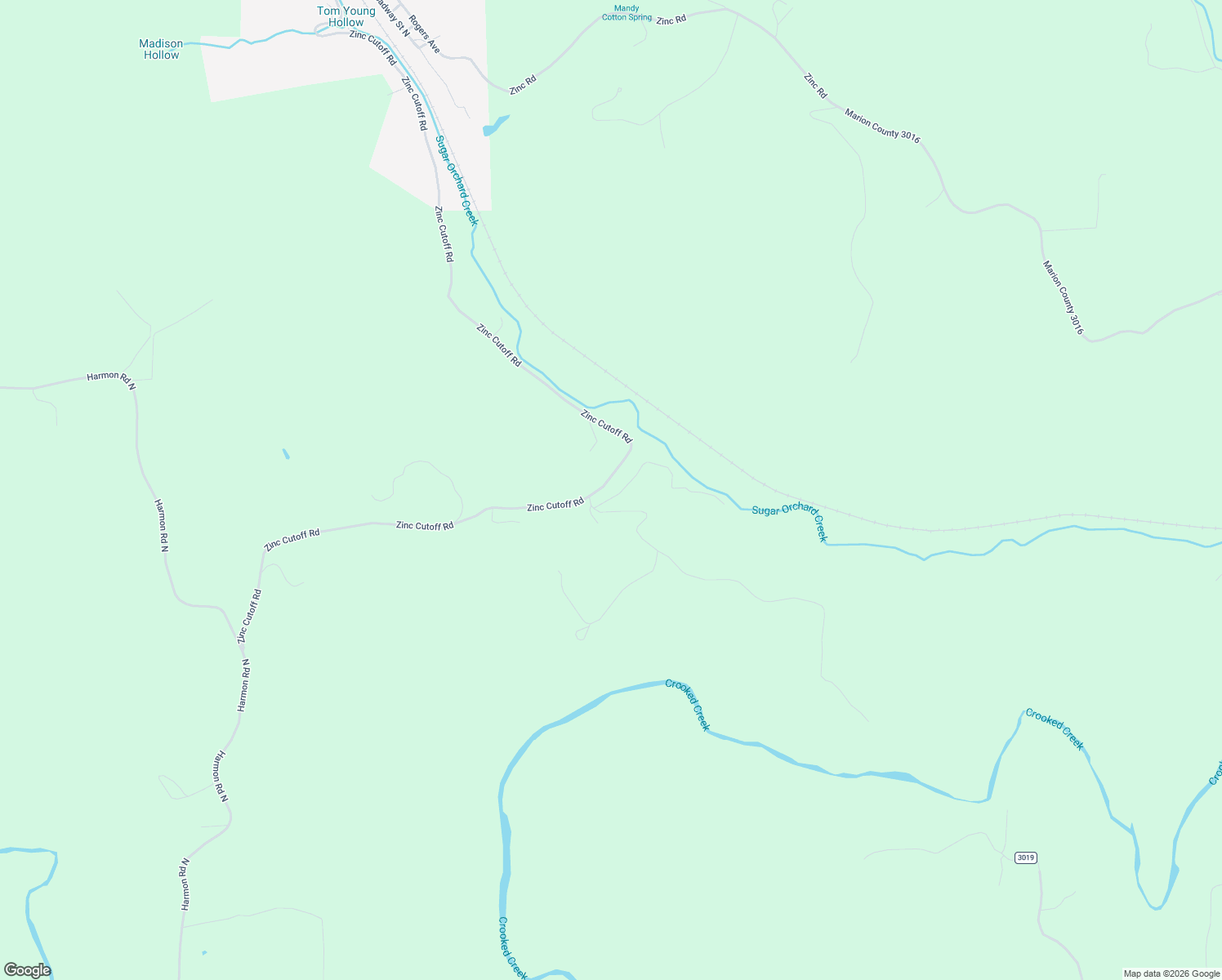 map of restaurants, bars, coffee shops, grocery stores, and more near 5168 Zinc Cutoff Road in Harrison