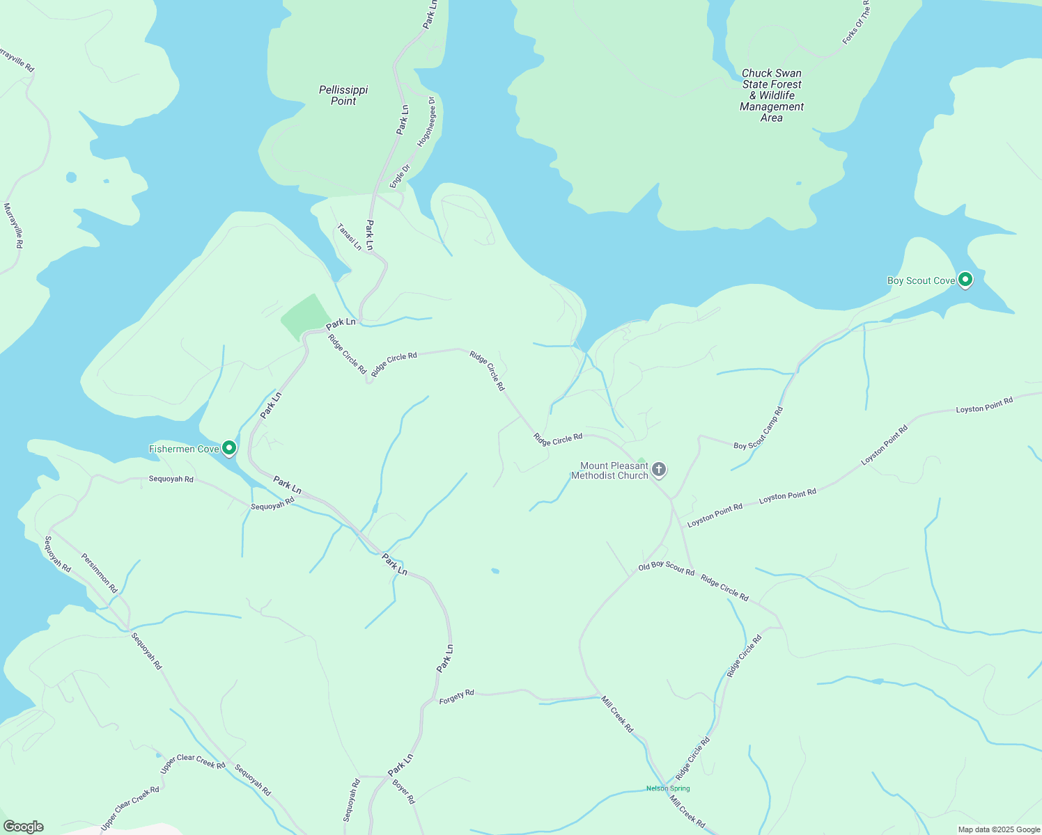 map of restaurants, bars, coffee shops, grocery stores, and more near 815 Ridge Circle Road in Andersonville