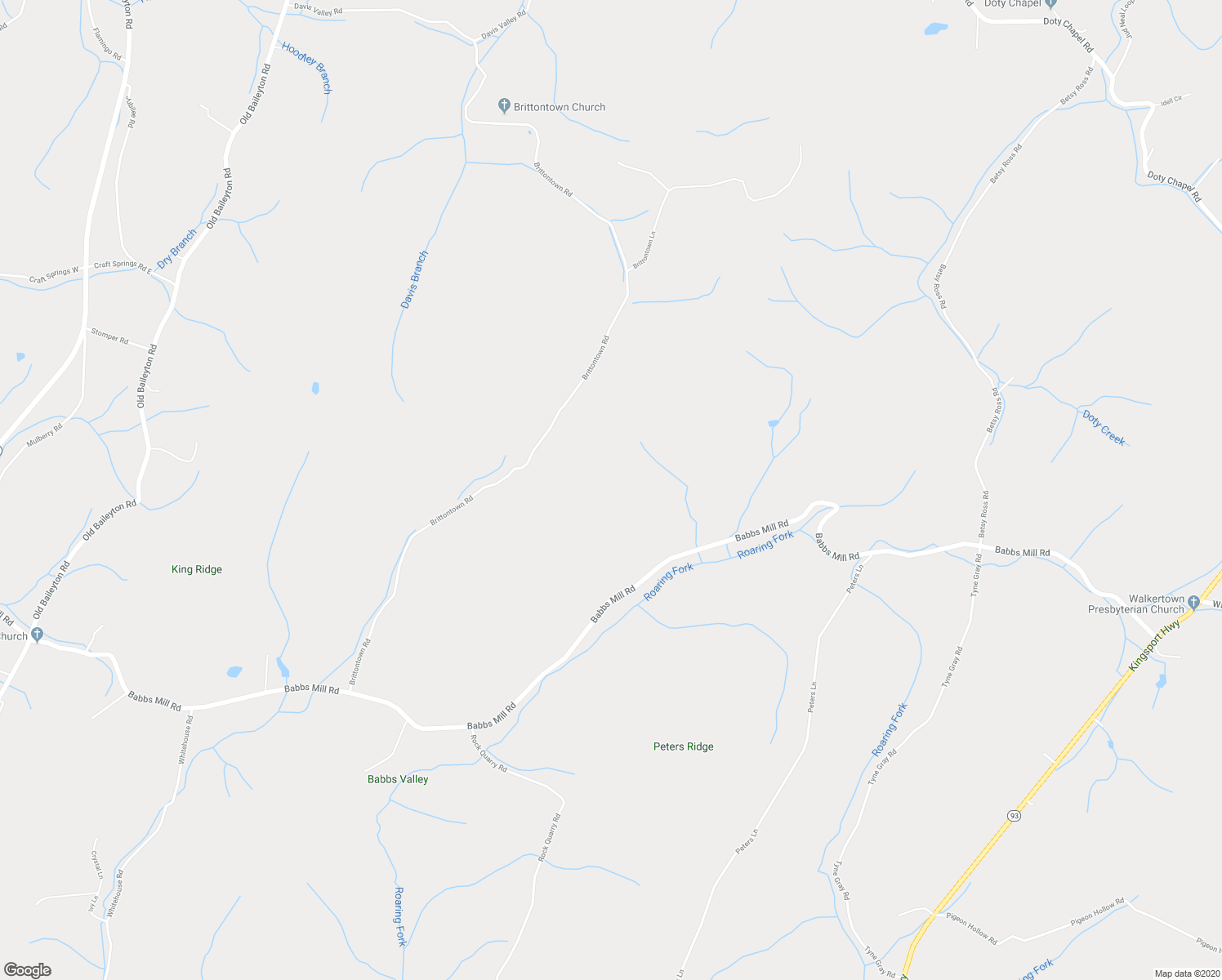 map of restaurants, bars, coffee shops, grocery stores, and more near 1820 Babbs Mill Road in Afton