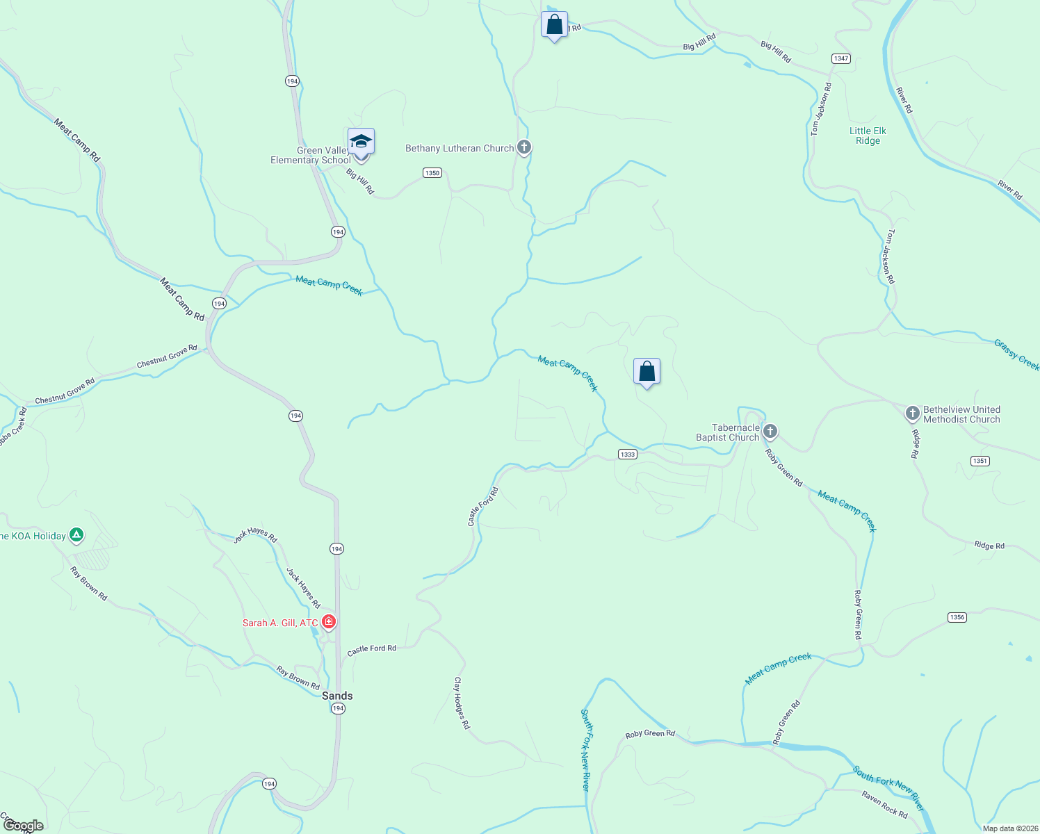 map of restaurants, bars, coffee shops, grocery stores, and more near 545 Waterstone Drive in Boone
