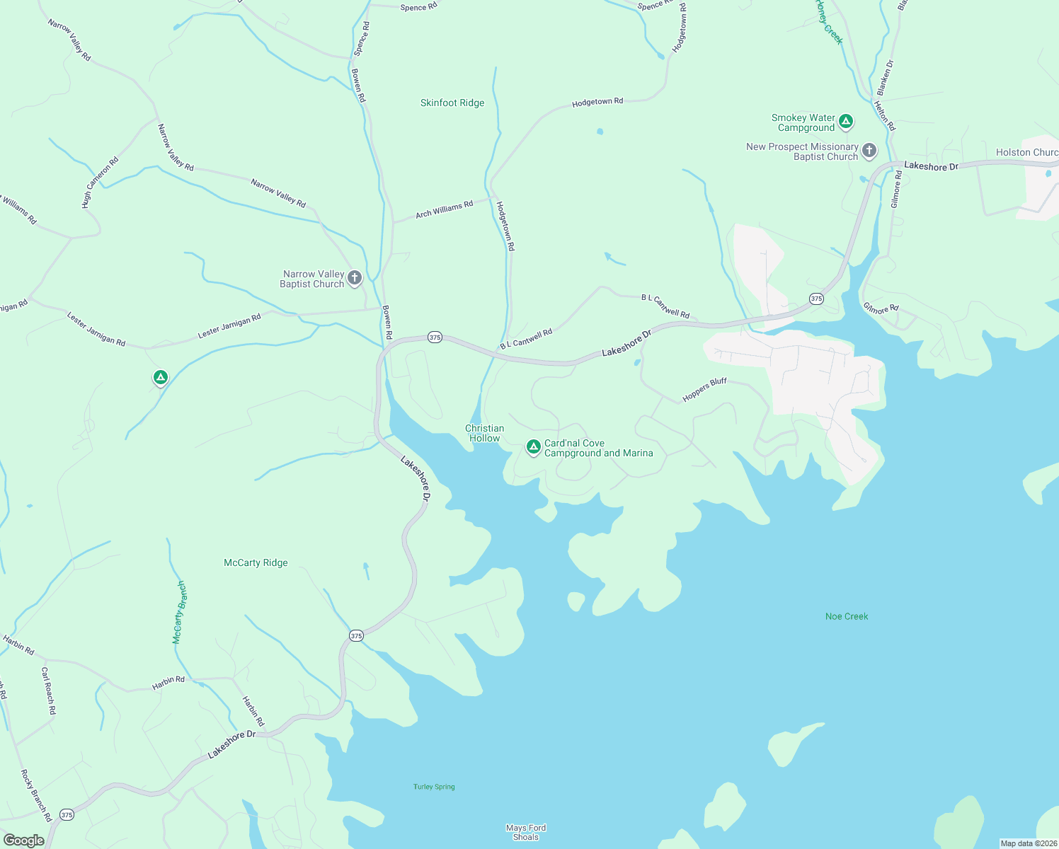 map of restaurants, bars, coffee shops, grocery stores, and more near 394 Shiloh Springs Road in Rutledge