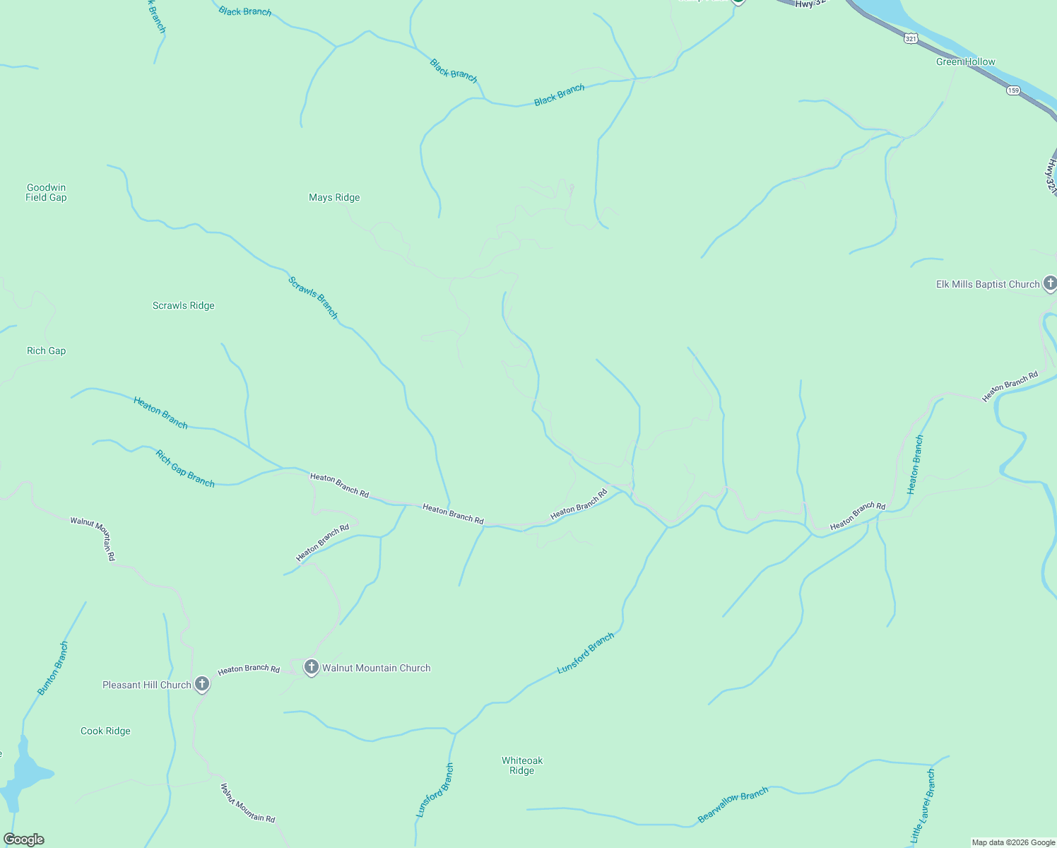 map of restaurants, bars, coffee shops, grocery stores, and more near Unnamed Road in Butler