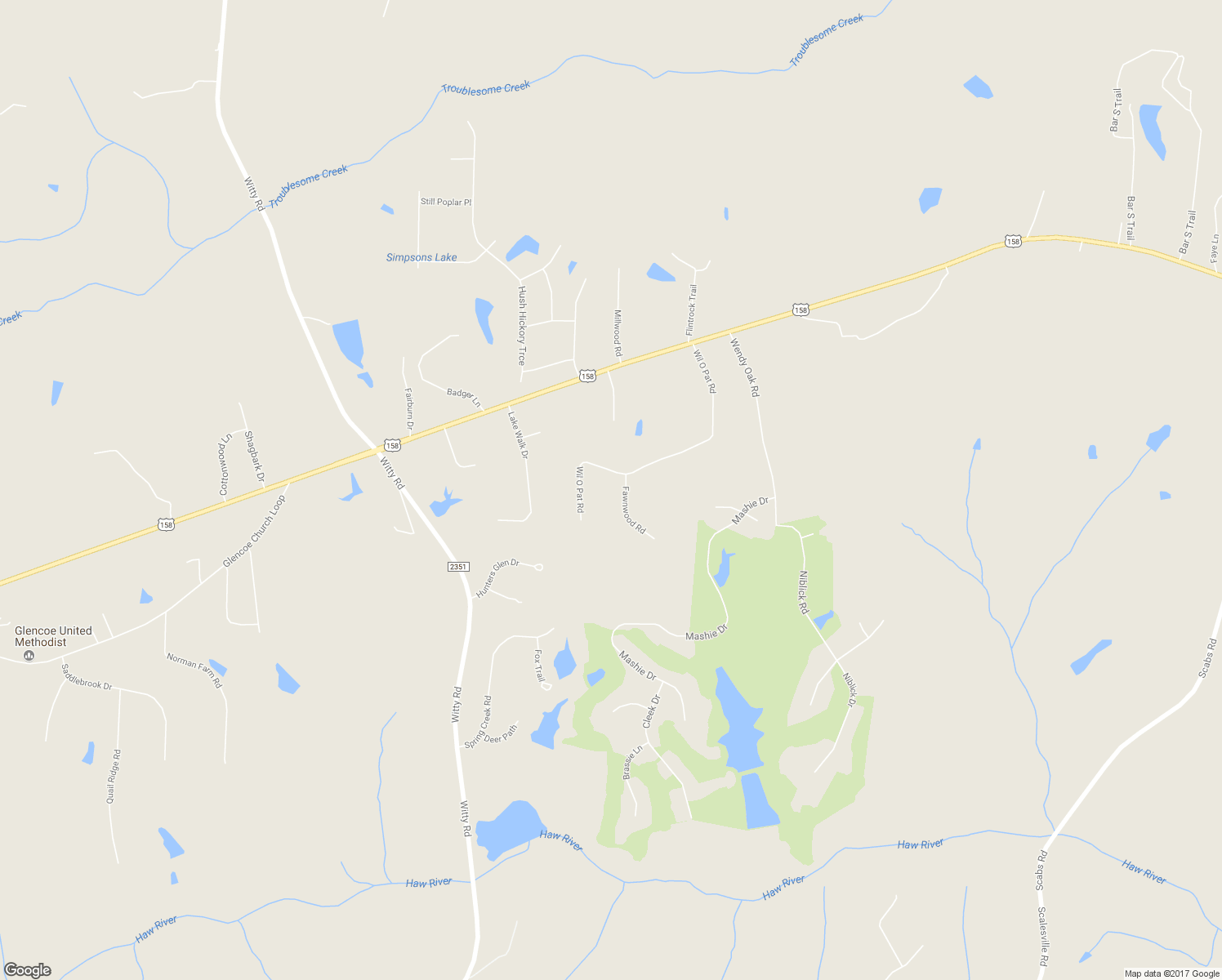 map of restaurants, bars, coffee shops, grocery stores, and more near 126 Fawnwood Road in Reidsville