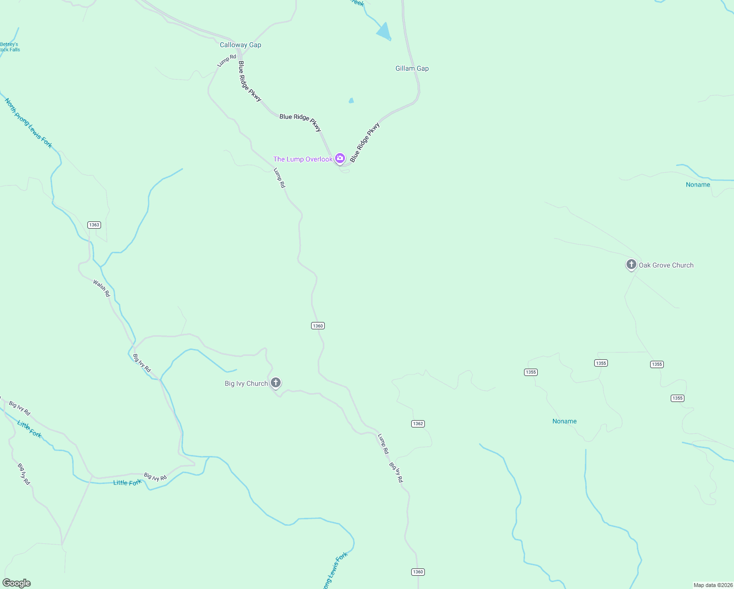 map of restaurants, bars, coffee shops, grocery stores, and more near 770 State Road 1360 in Purlear