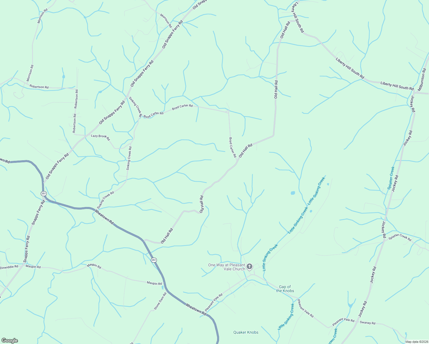 map of restaurants, bars, coffee shops, grocery stores, and more near 975 Old Hall Road in Chuckey