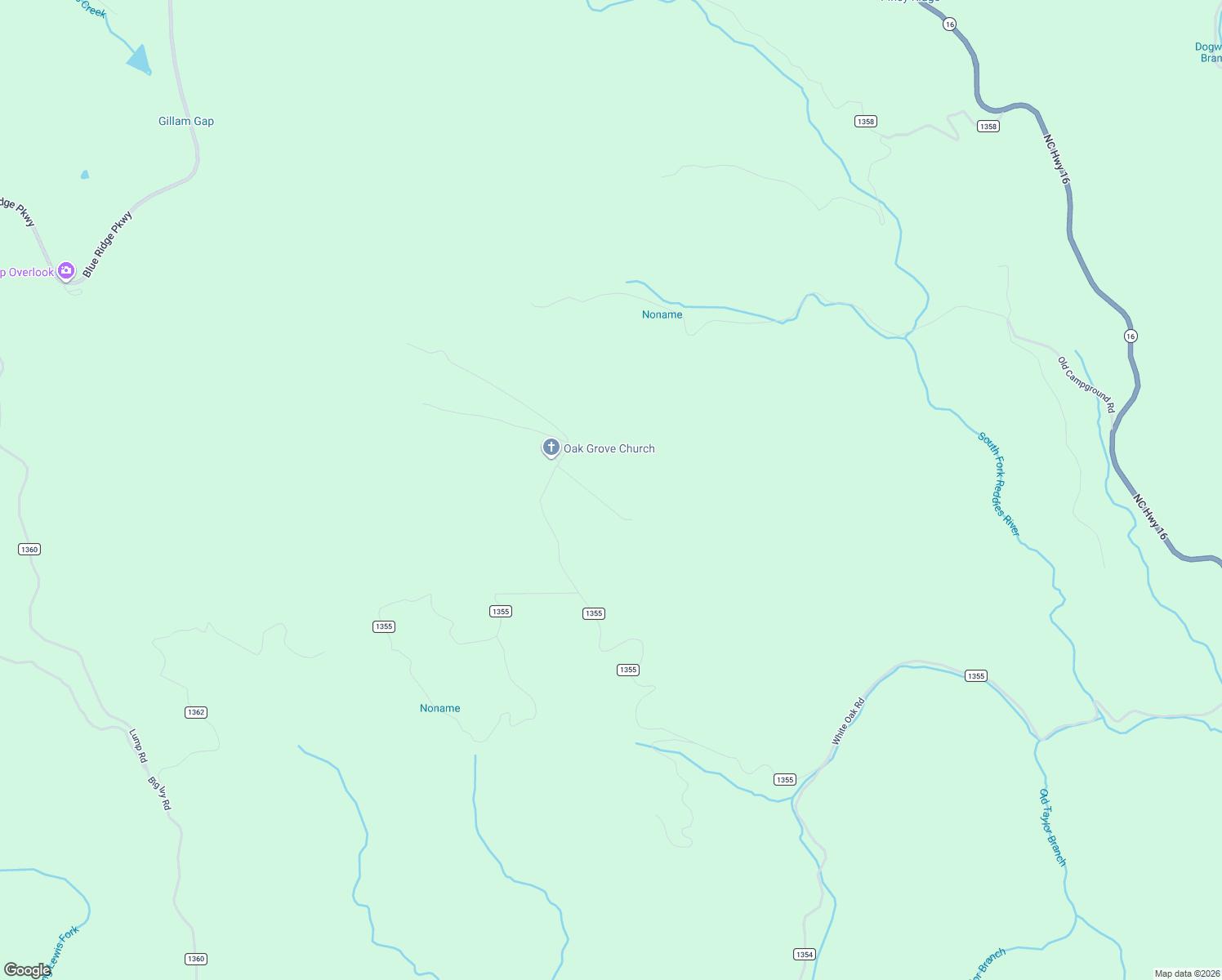 map of restaurants, bars, coffee shops, grocery stores, and more near 100-318 Griffin Lane in Millers Creek
