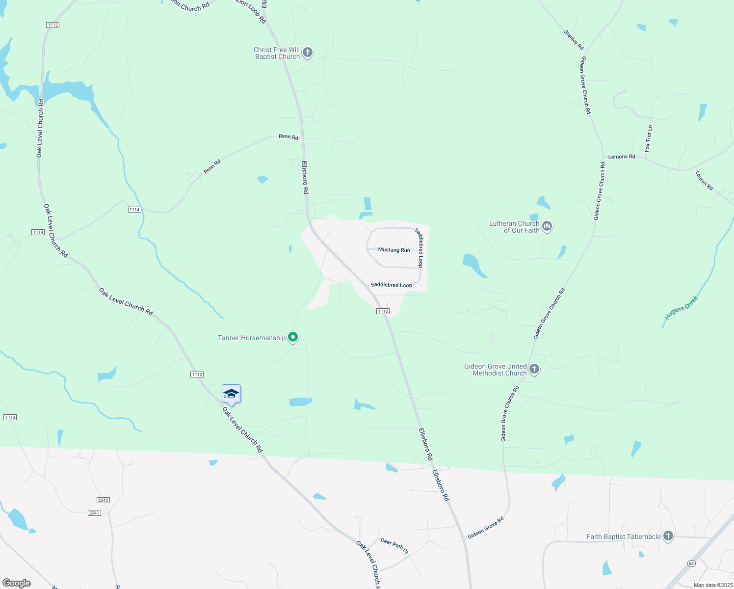 map of restaurants, bars, coffee shops, grocery stores, and more near 4626 Ellisboro Road in Stokesdale
