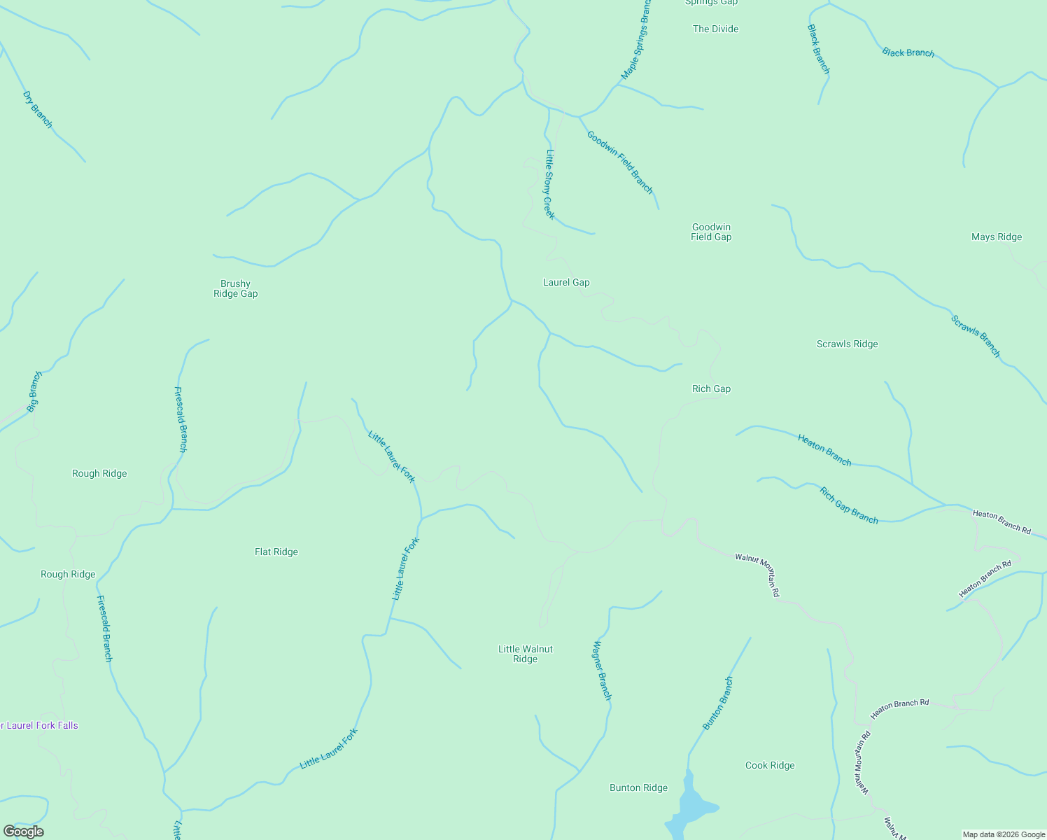 map of restaurants, bars, coffee shops, grocery stores, and more near Laurel Fork Road in Hampton
