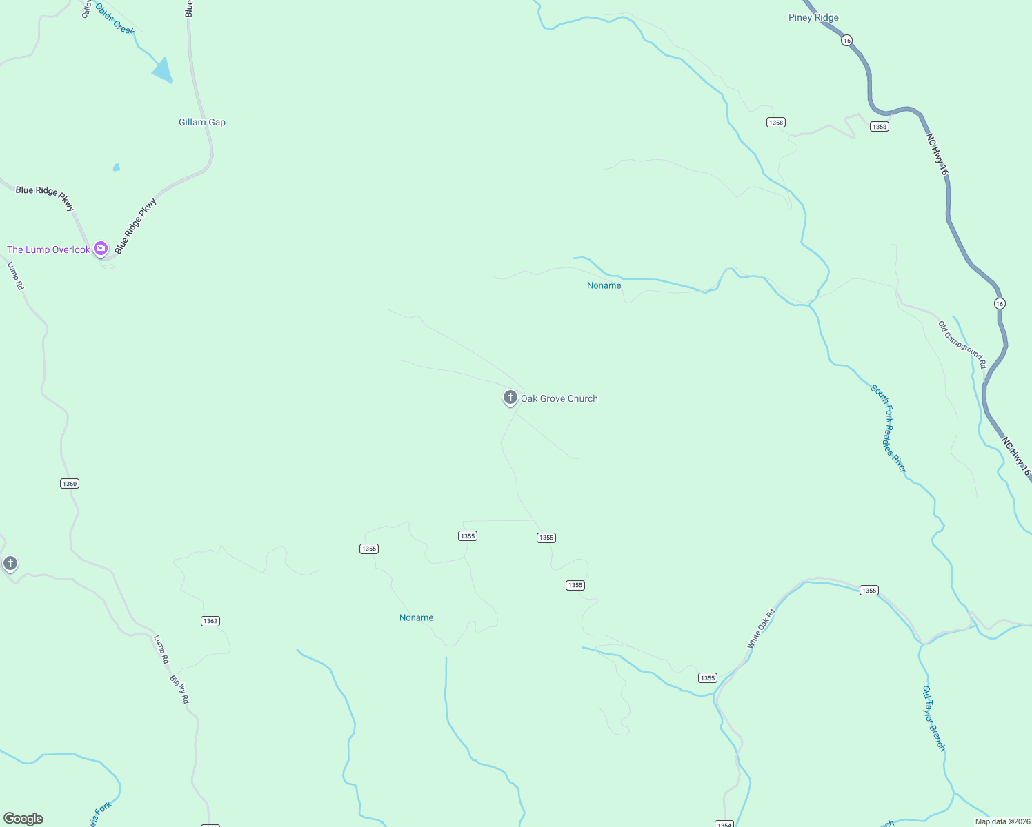 map of restaurants, bars, coffee shops, grocery stores, and more near 100 Griffin Lane in Millers Creek