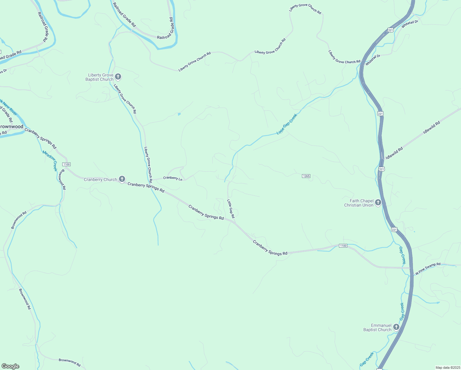 map of restaurants, bars, coffee shops, grocery stores, and more near 442 Little Gap Road in Fleetwood