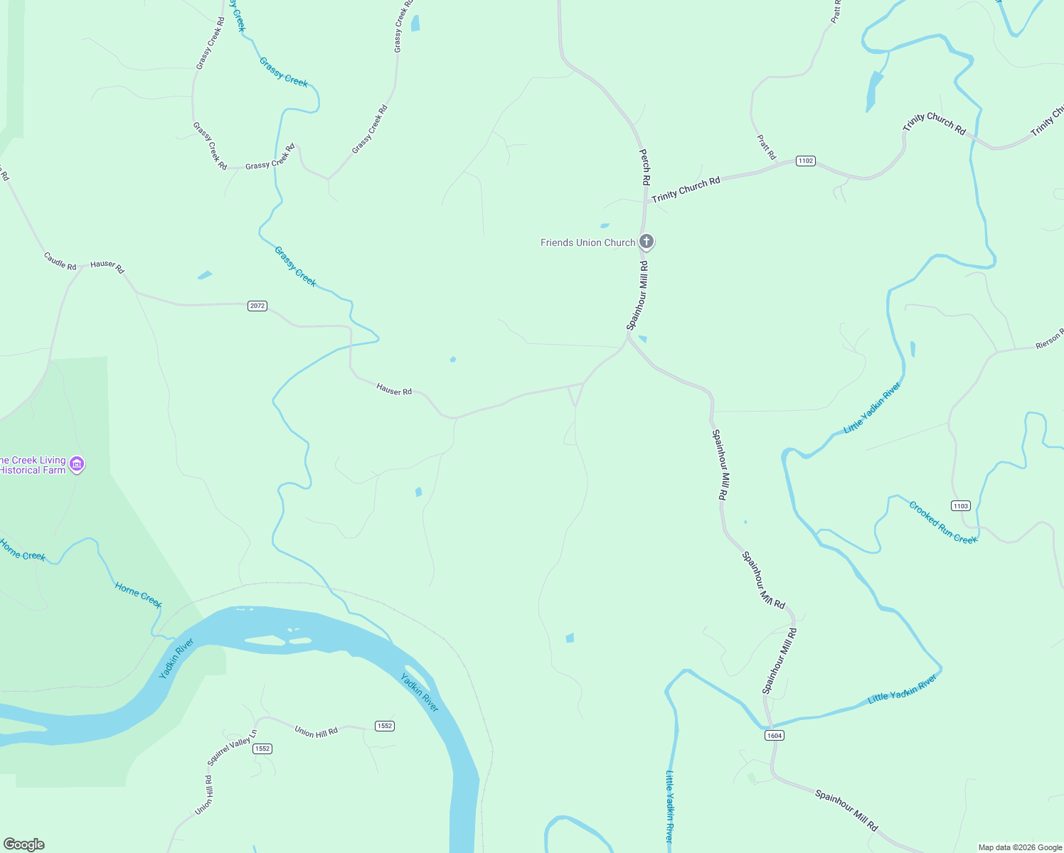 map of restaurants, bars, coffee shops, grocery stores, and more near 202 Roby Fulk Road in Pinnacle