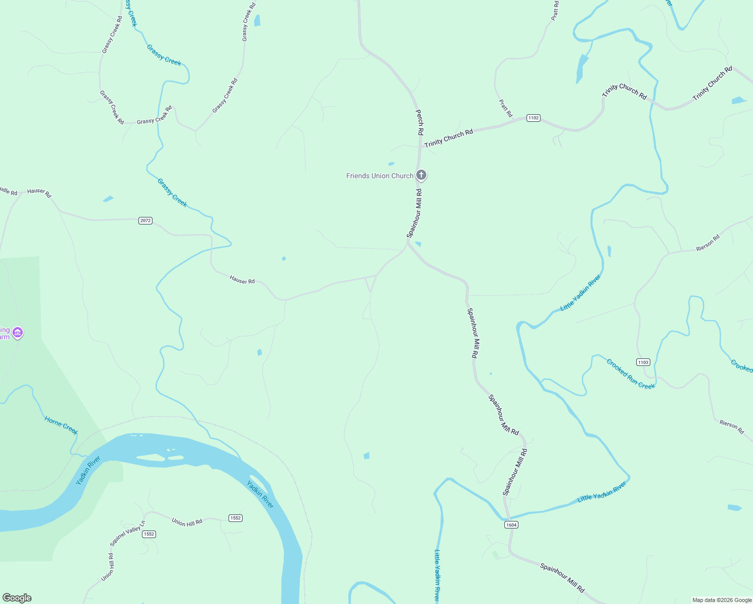 map of restaurants, bars, coffee shops, grocery stores, and more near 633 Roby Fulk Road in Pinnacle