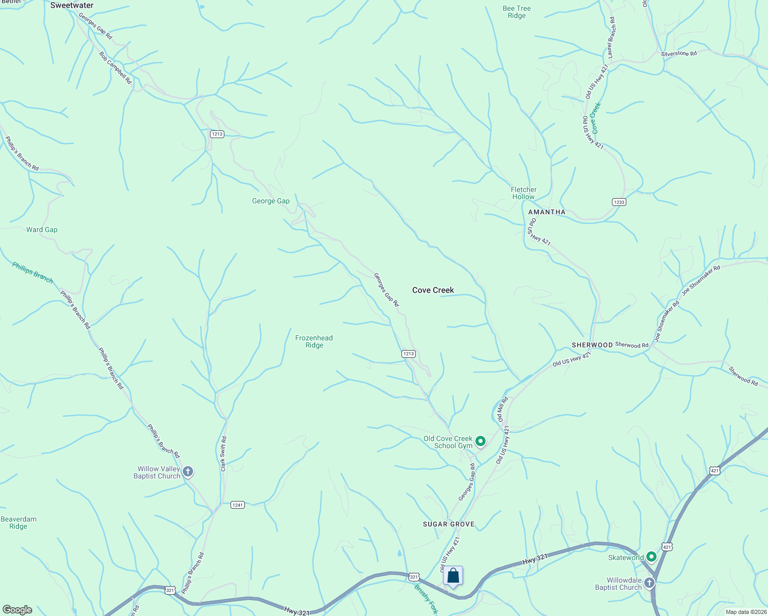 map of restaurants, bars, coffee shops, grocery stores, and more near 394 Willard Johnson Road in Vilas