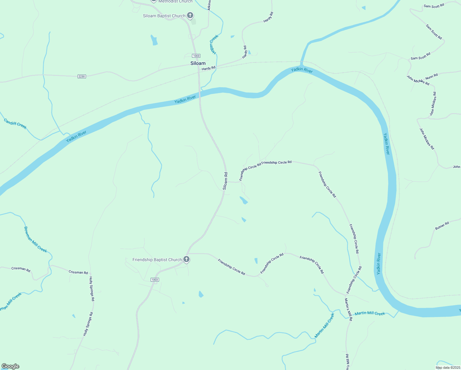 map of restaurants, bars, coffee shops, grocery stores, and more near 5921 Friendship Circle Road in East Bend