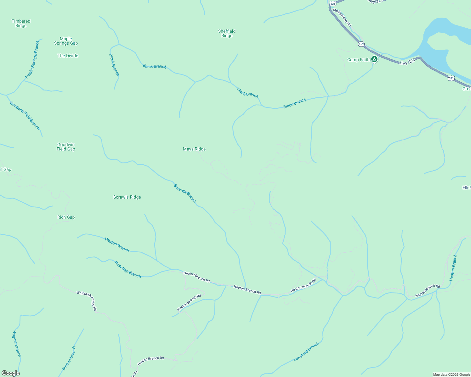 map of restaurants, bars, coffee shops, grocery stores, and more near 1205 May's Ridge Rd in Butler