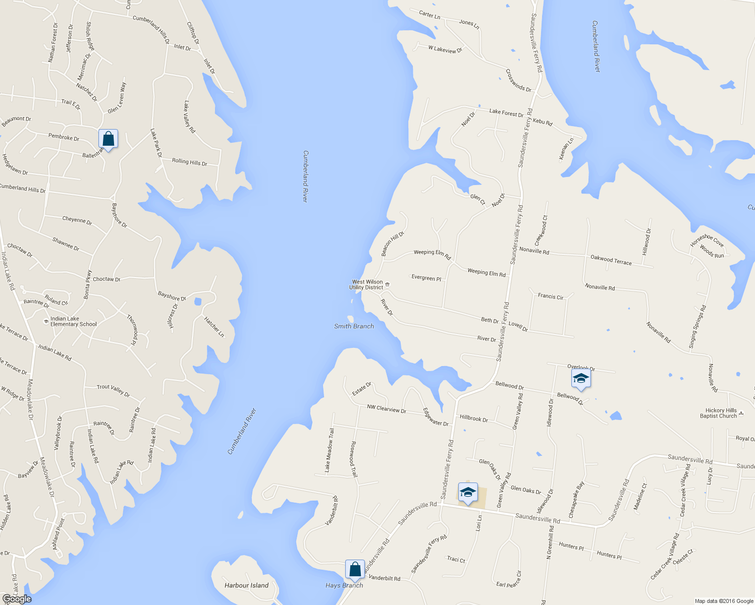 map of restaurants, bars, coffee shops, grocery stores, and more near 359 River Dr in Mt Juliet